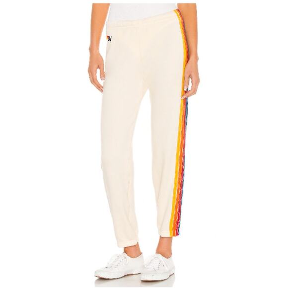 Aviator Nation 5 Stripe Sweatpant Size Large